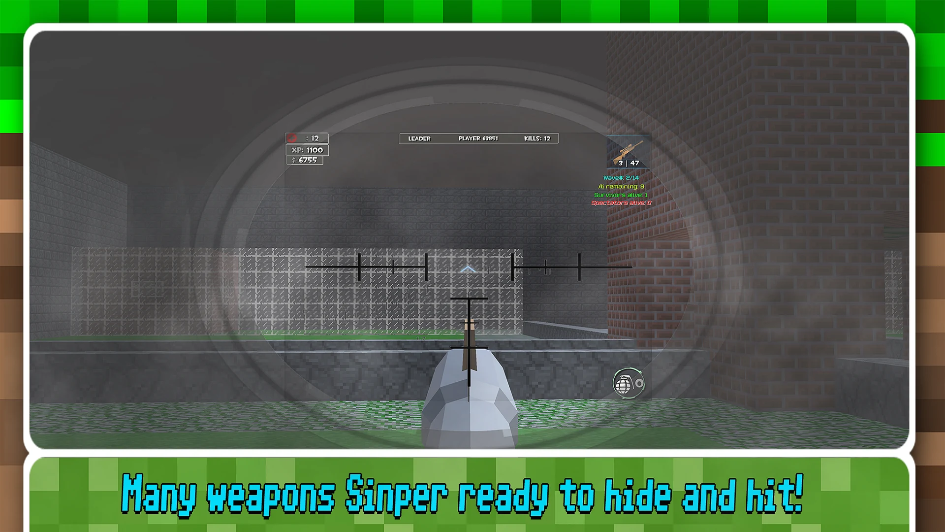 Blocky SWAT Zombie Survival screenshot